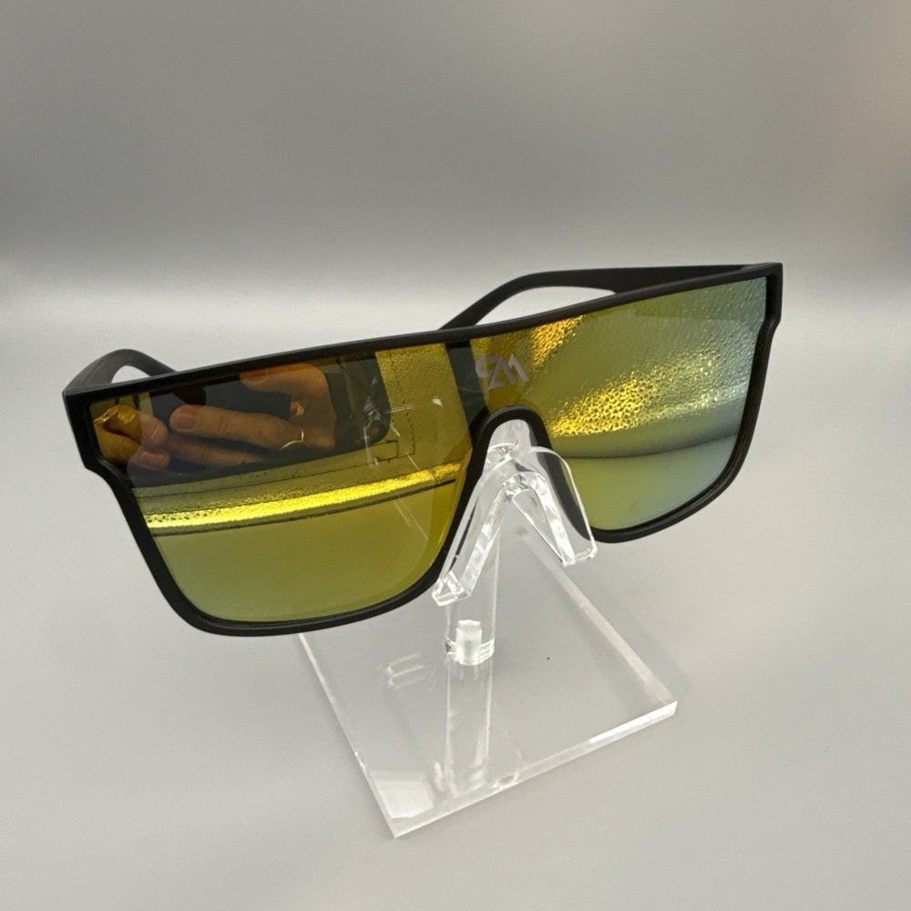 NEVEN Eyewear Authentic CWM BlackShield Mirror Polarized Yellow Lens Sunglasses